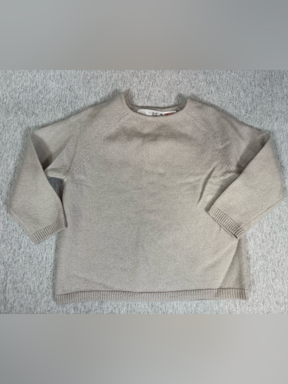 Zara Baby Cashmere‎ Sweater Beige 12–18 Months